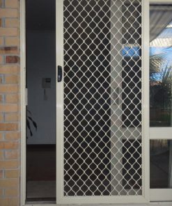 sliding diamond security door