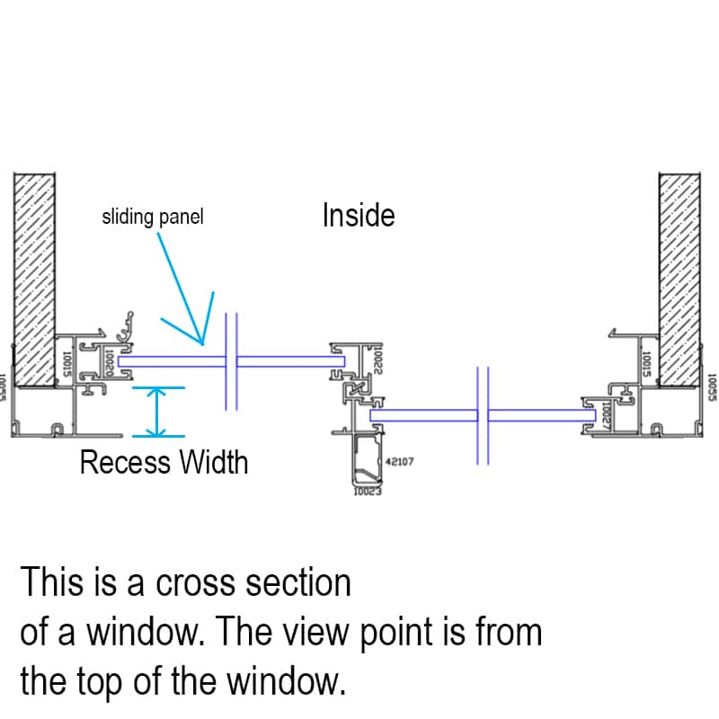 recess-width